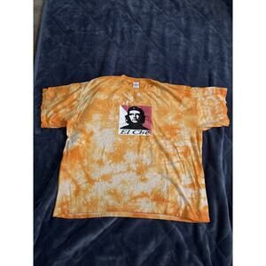 Vintage Che Guevara Portrait Orange Tshirt Size XL